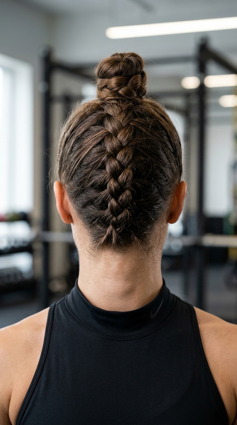 Inverse French Braid (Nape to Crown)