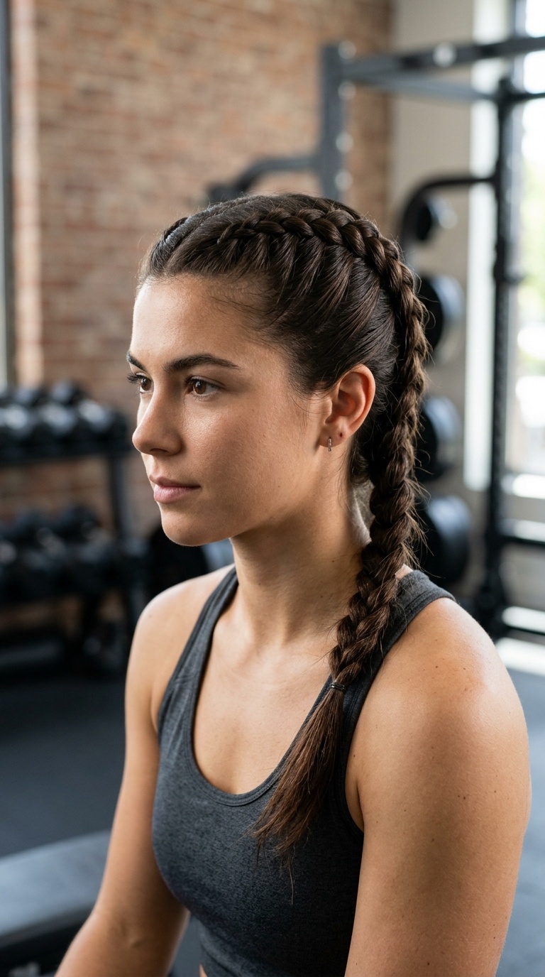Inverted Dutch Braid