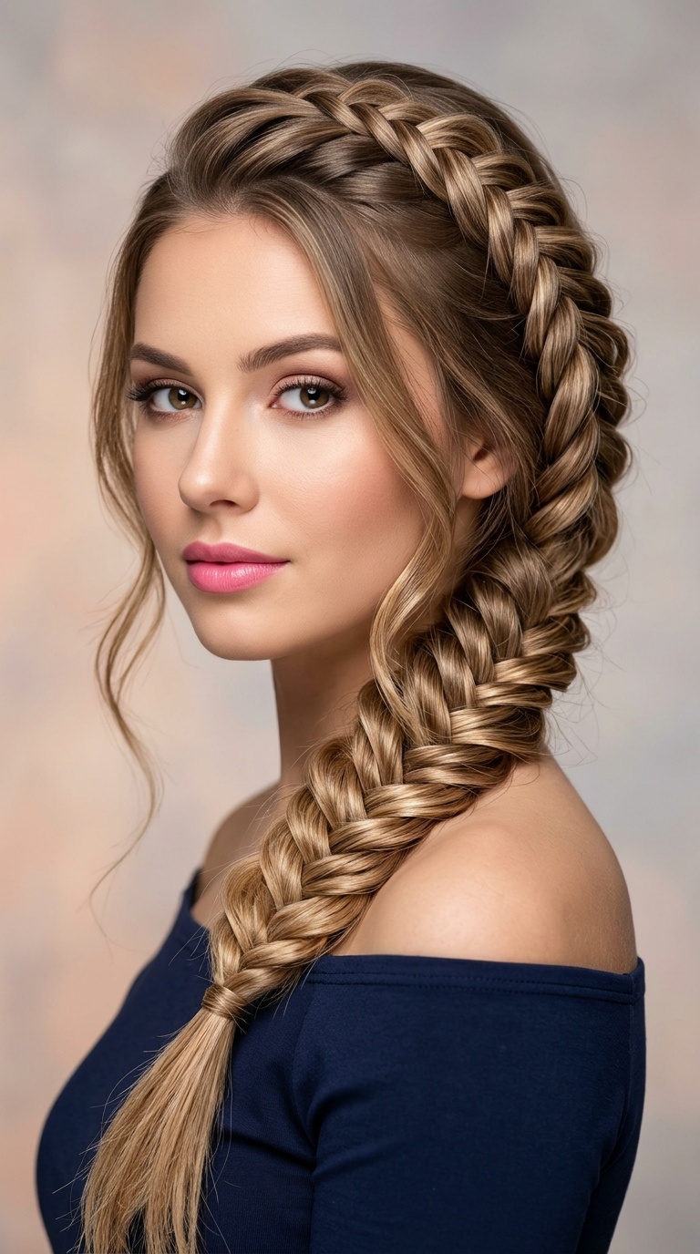 Inverted Fishtail Braid