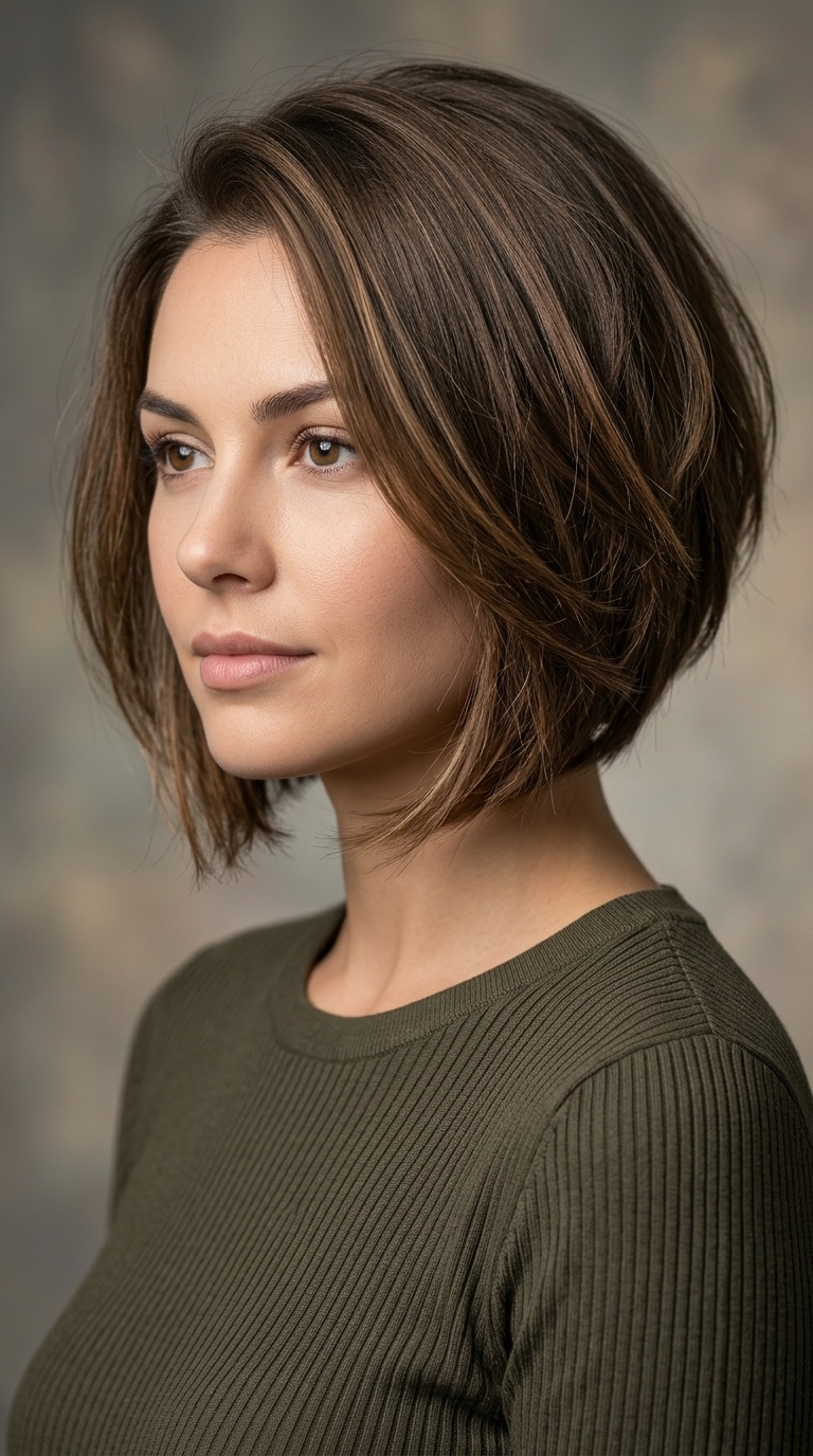 Inverted Stacked Bob