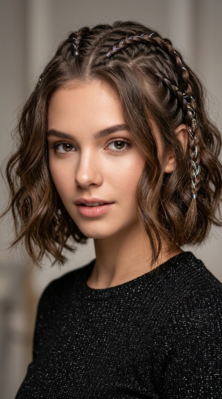 Iridescent Chain Braids