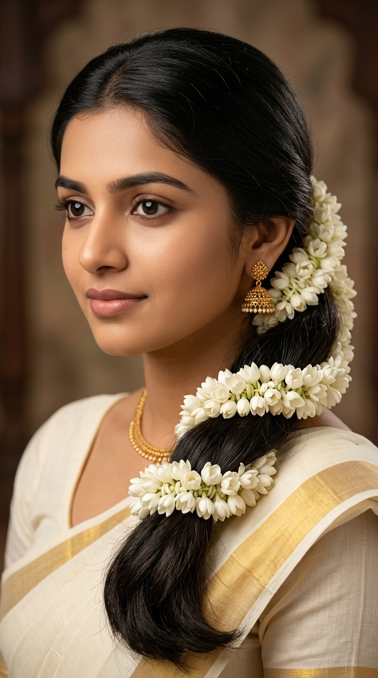 Jasmine Enveloped Low Ponytail