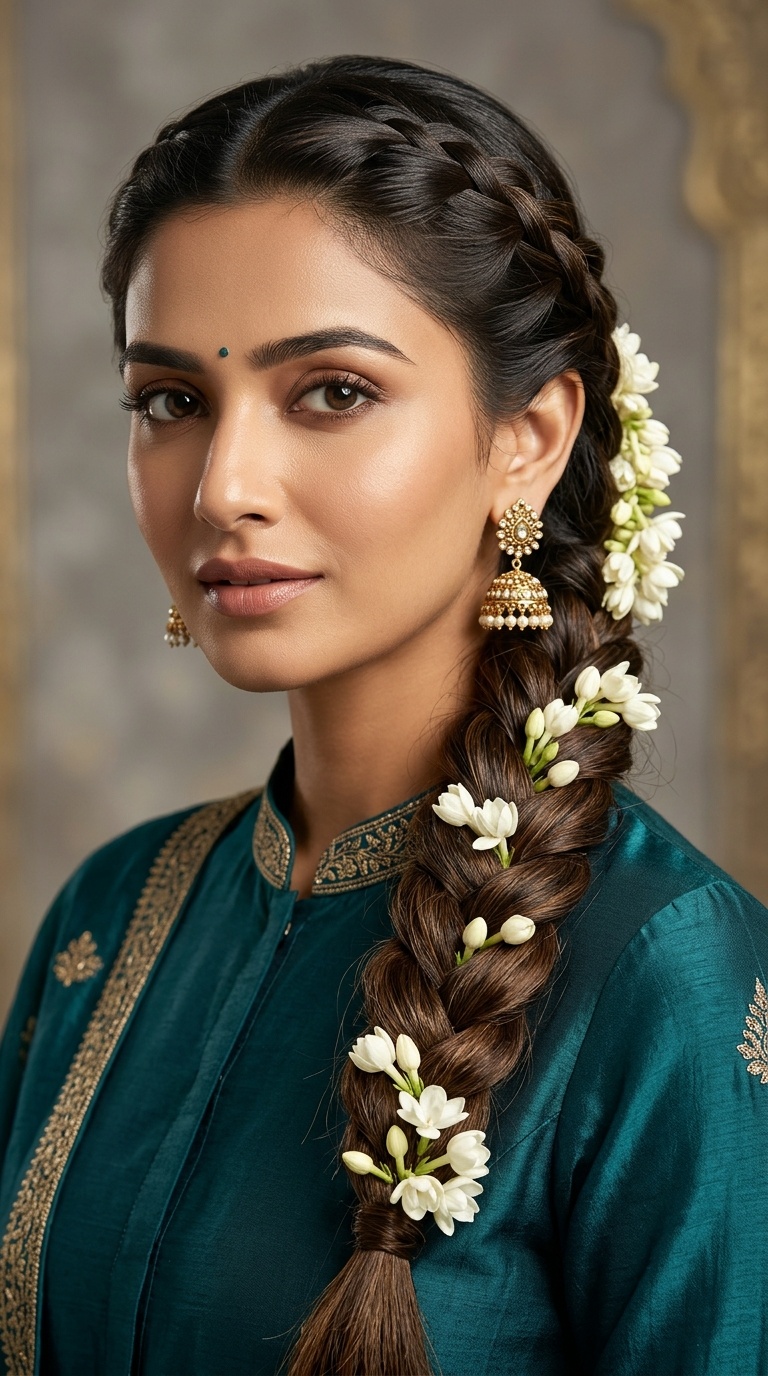 Jasmine-Inspired Layered Braid