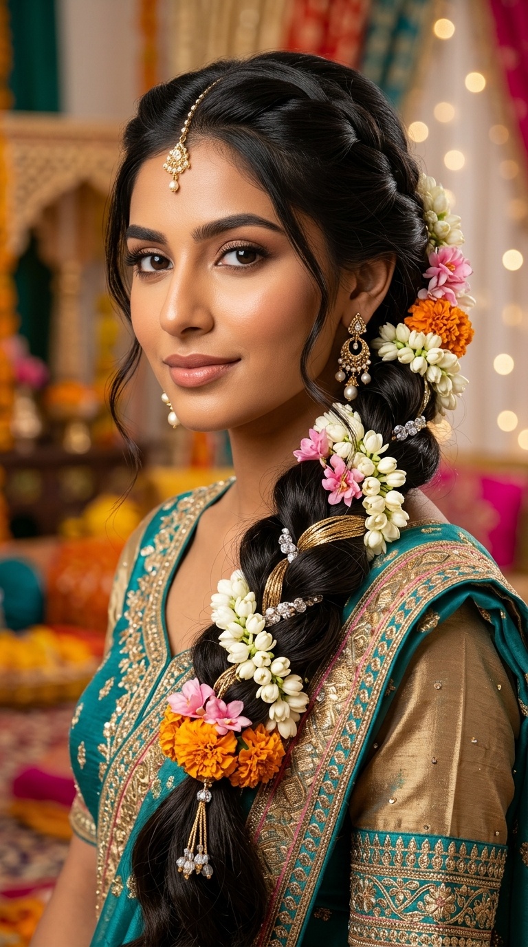 Jasmine-Style Pull-Through Braid
