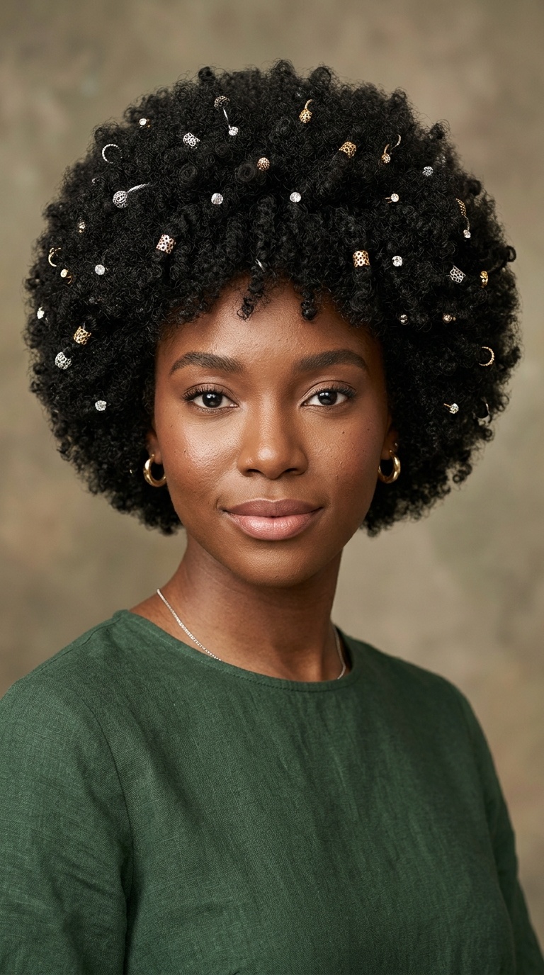 Jeweled Afro