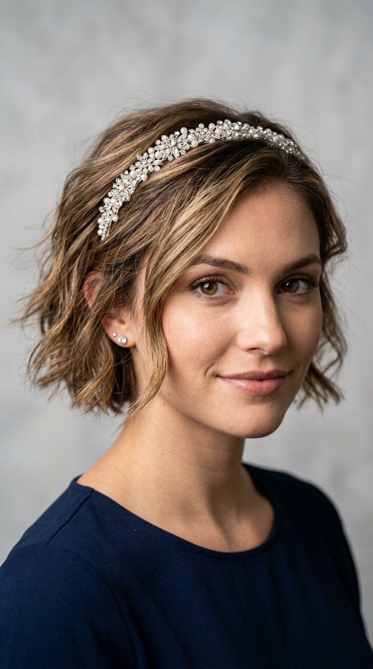 Jeweled Headband Accent