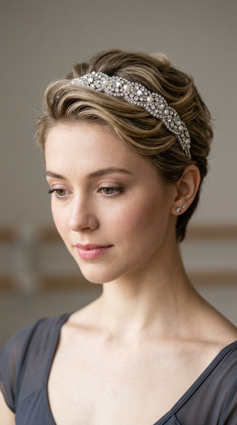 Jeweled Headband Accent