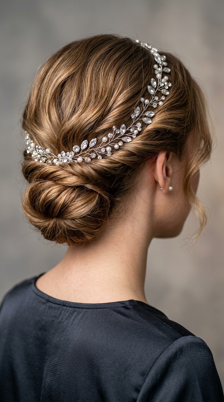 Jeweled Twisted Wrap