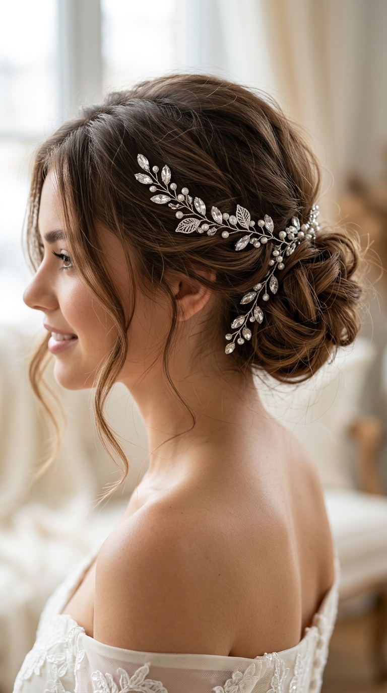 Jeweled Vine Wrap Bun