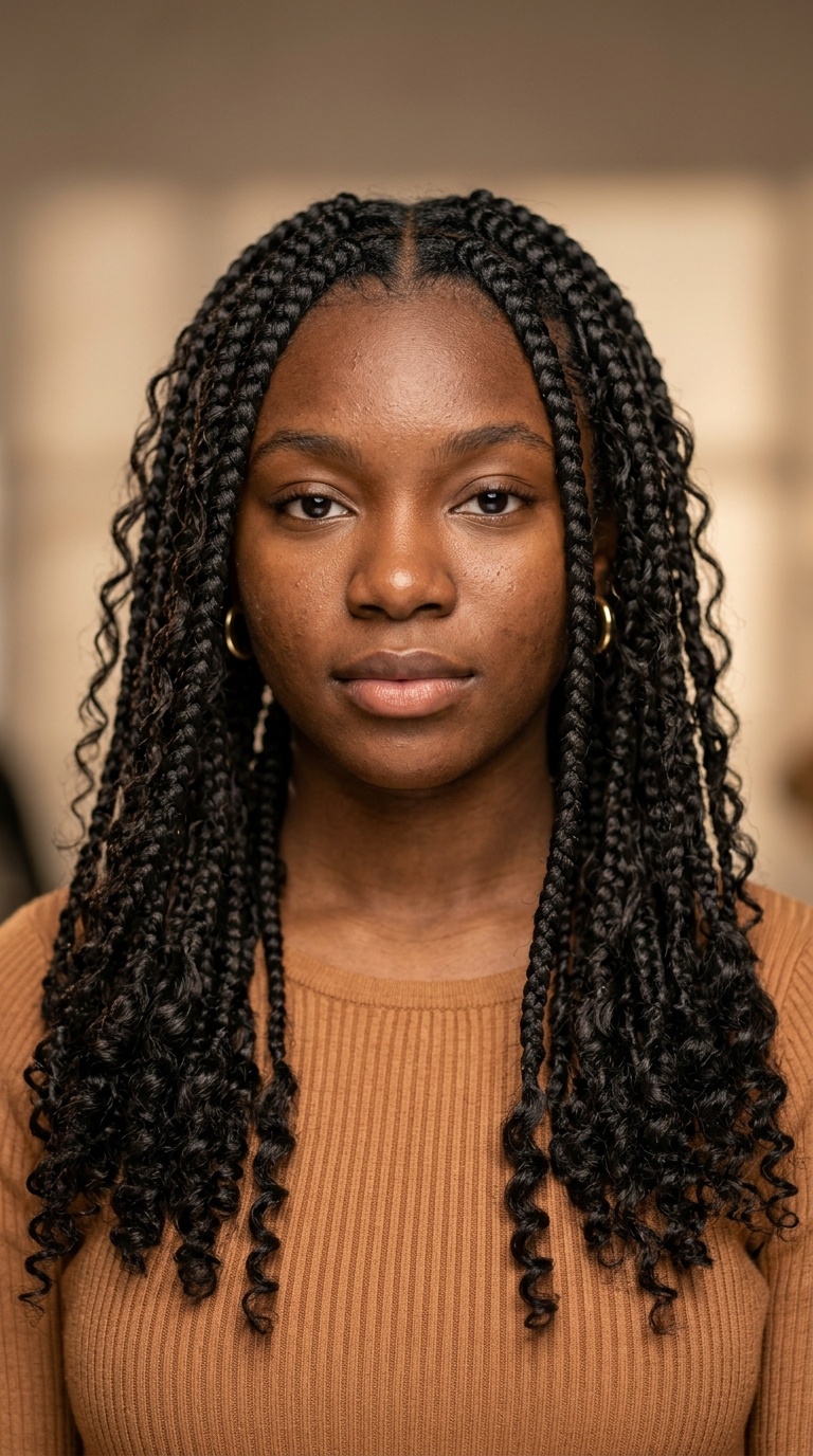 Jumbo Boho Knotless Braids
