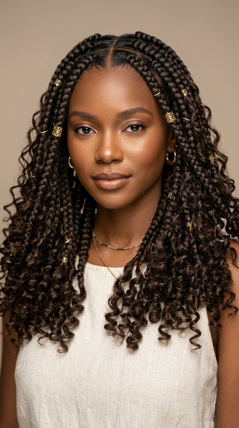 Jumbo Boho Knotless Look