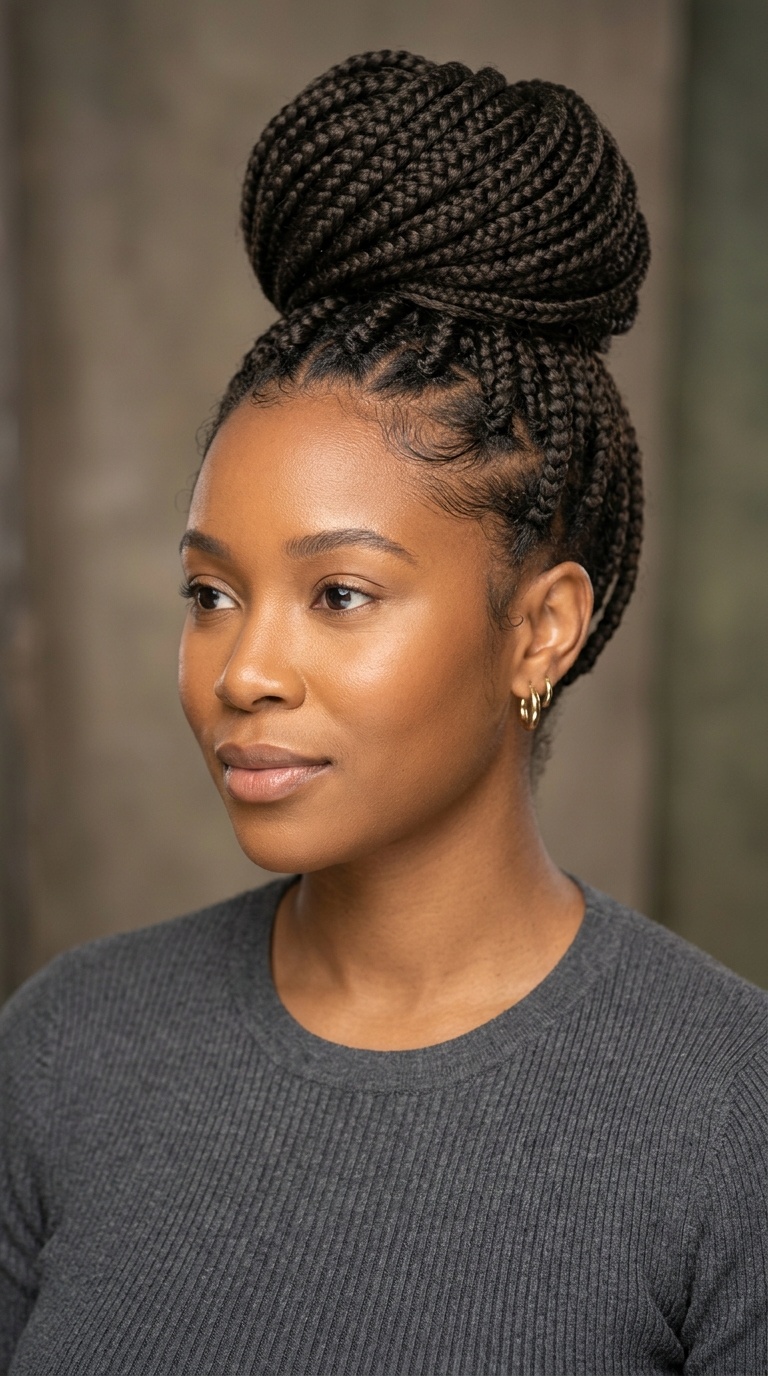 Jumbo Braided Bun