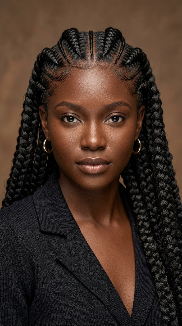 Jumbo Goddess Cornrows