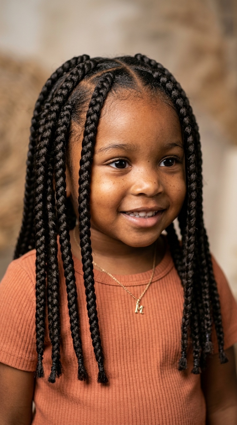 Jumbo Knotless Box Braids