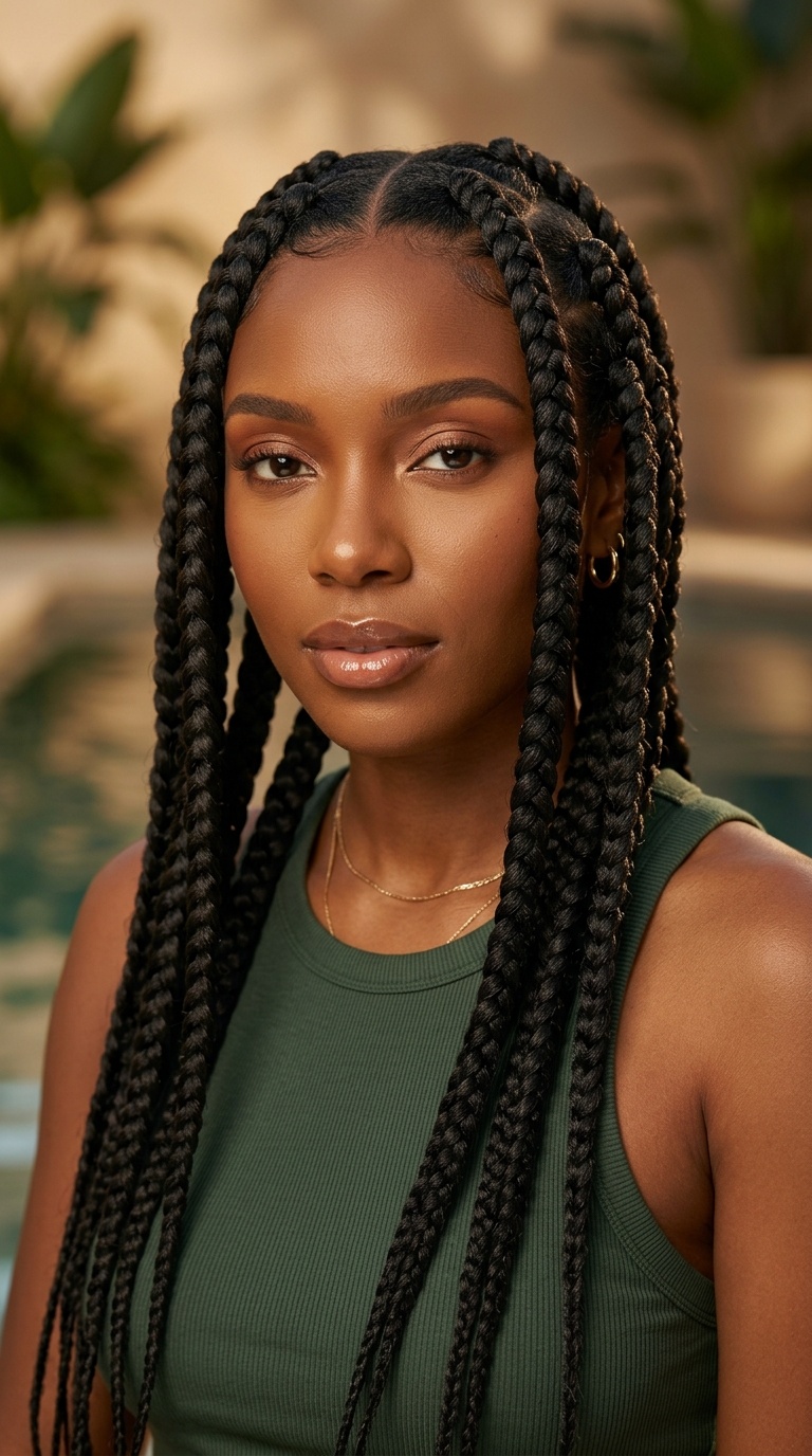 Jumbo Knotless Braids