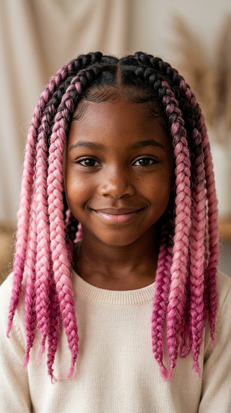 Jumbo Pink Ombre Crochet