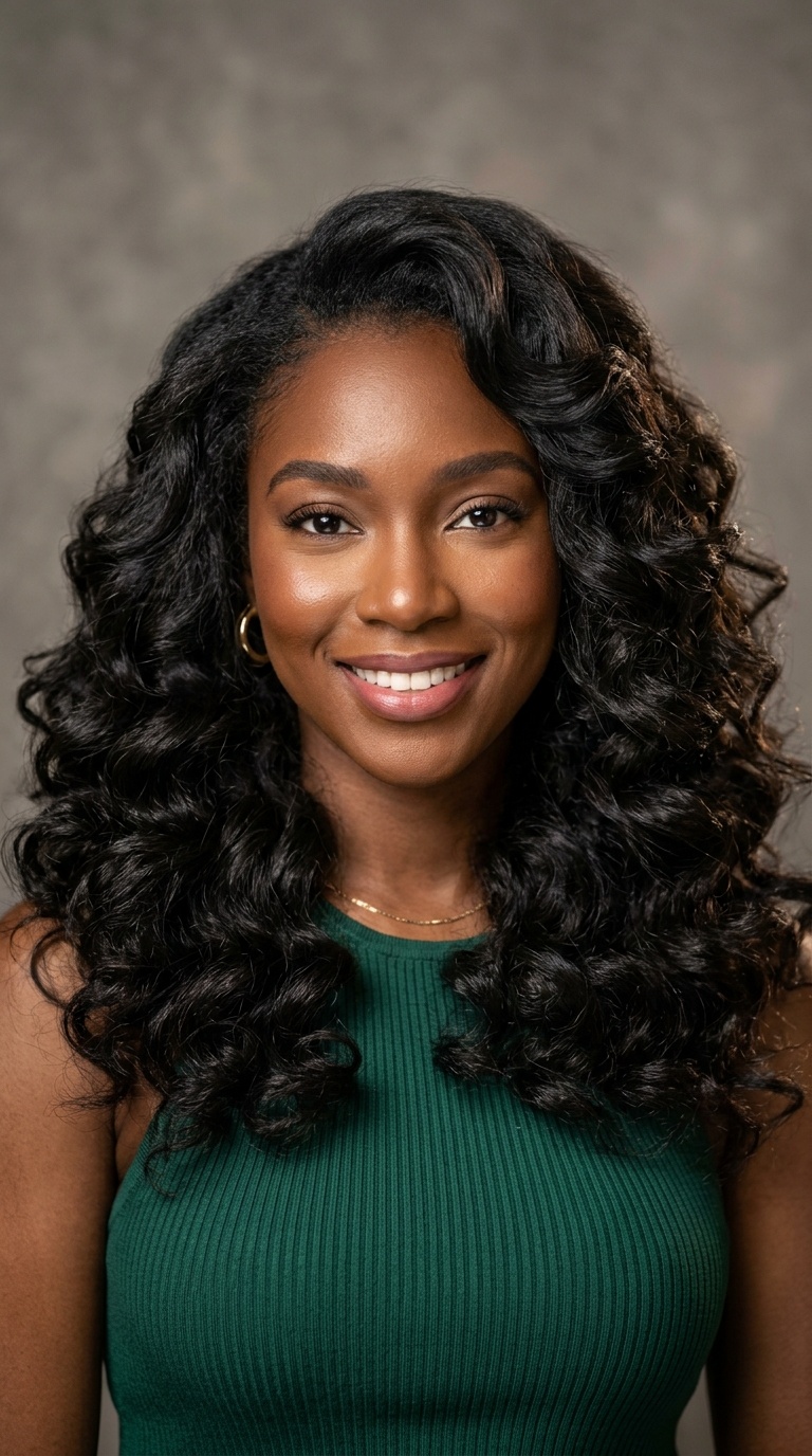 Jumbo Roller Bombshell Waves