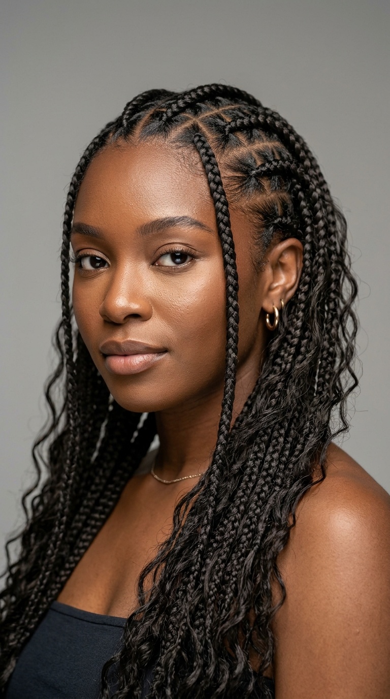 Knotless Goddess Braids