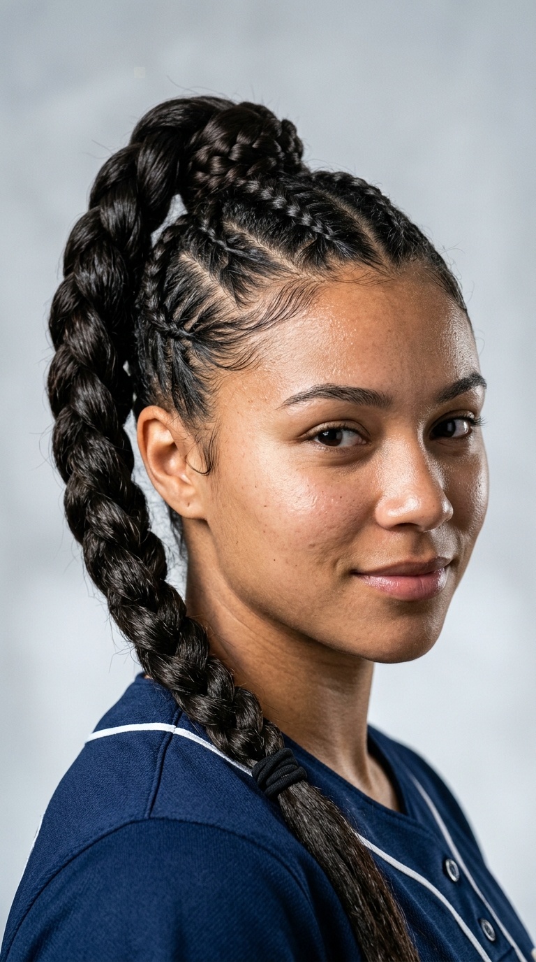Knotted Braid Ponytail
