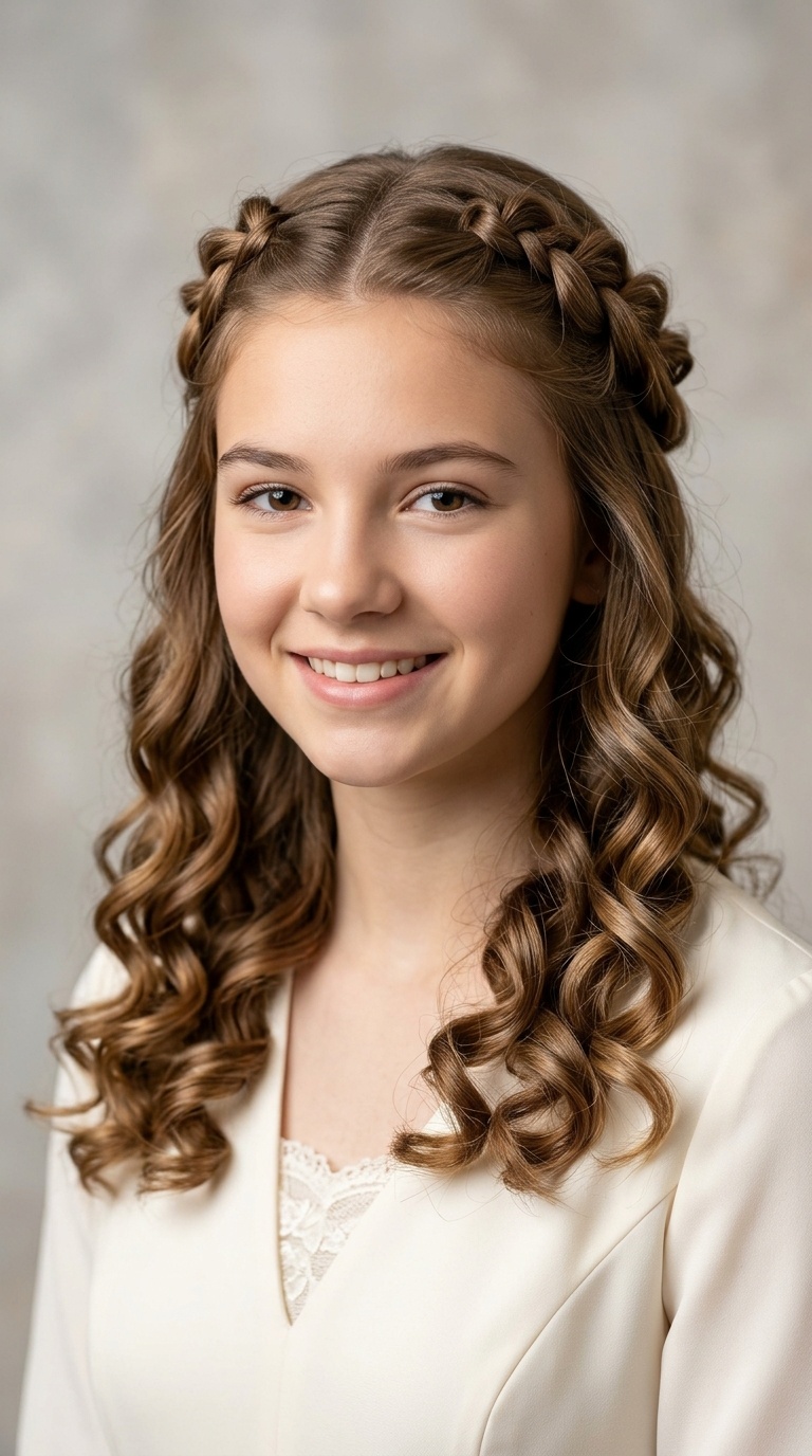 Knotted Half-Up Crown