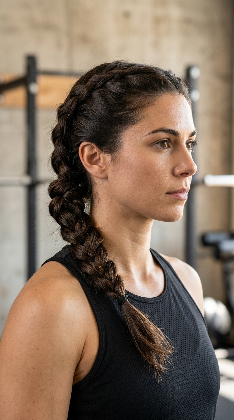 Knotted Low Braid