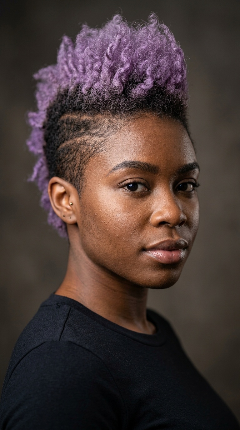 Lavender Haze Short Mohawk