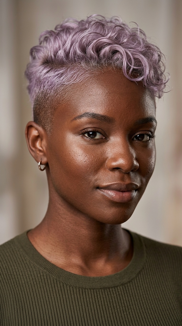 Lavender Tinted Pixie Shave
