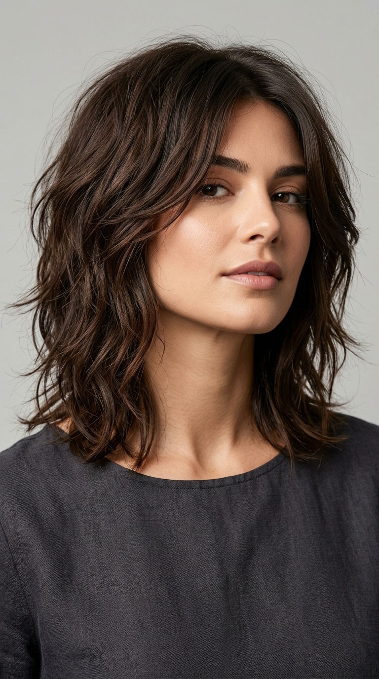 Layered Collarbone Cut