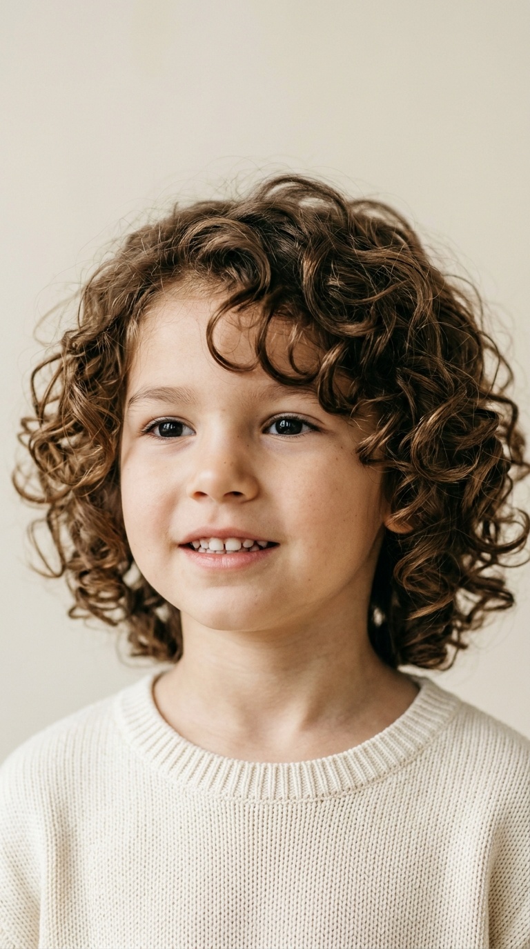 Layered Curly Bob