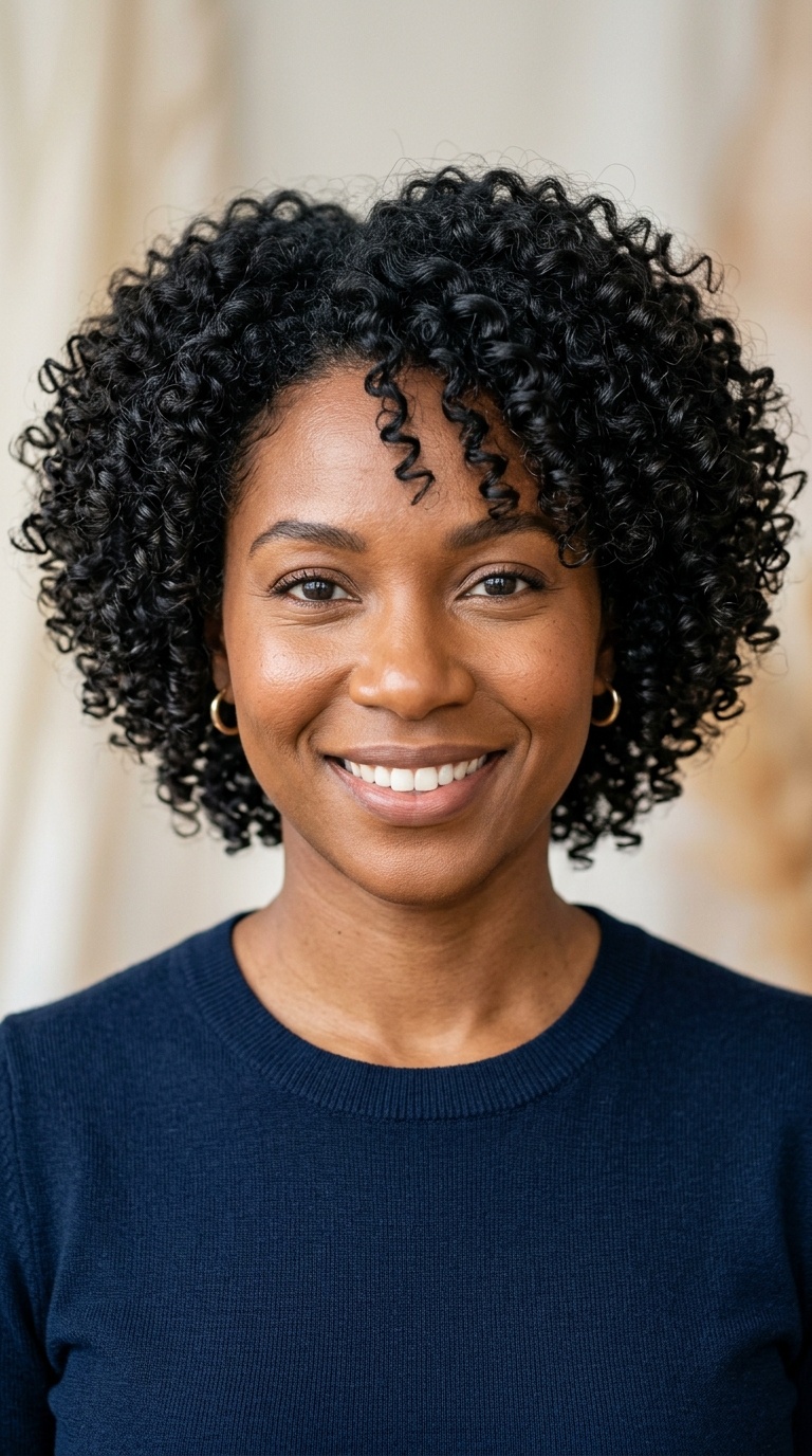 Layered Curly Wedge
