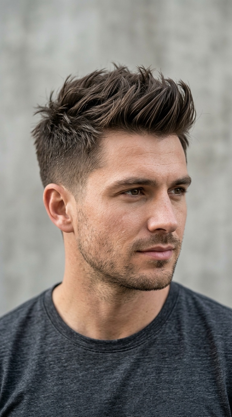 Layered Faux Hawk