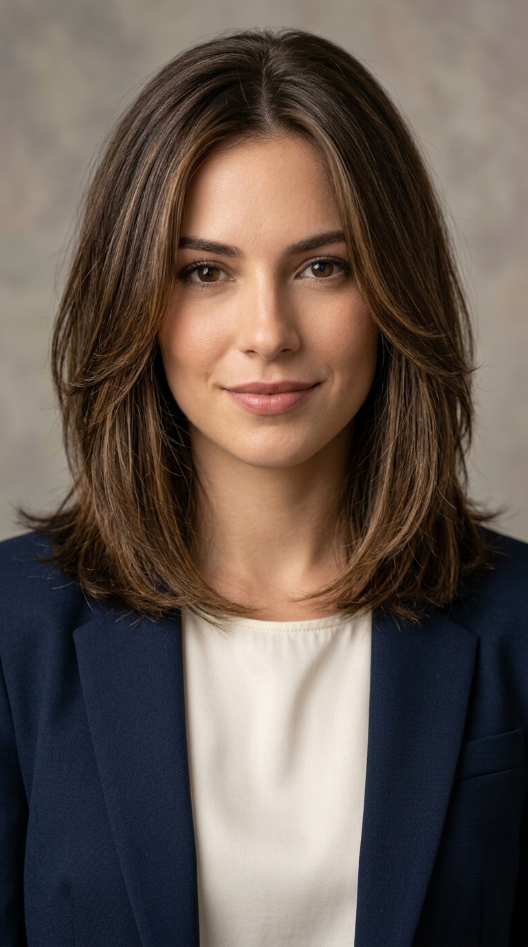 Layered Lob (Long Bob)