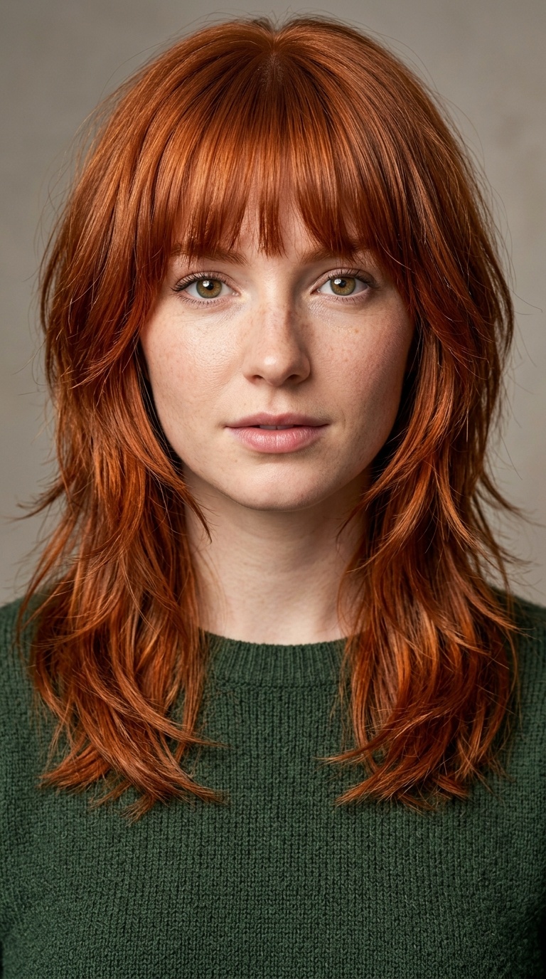 Layered Shag with Fringe
