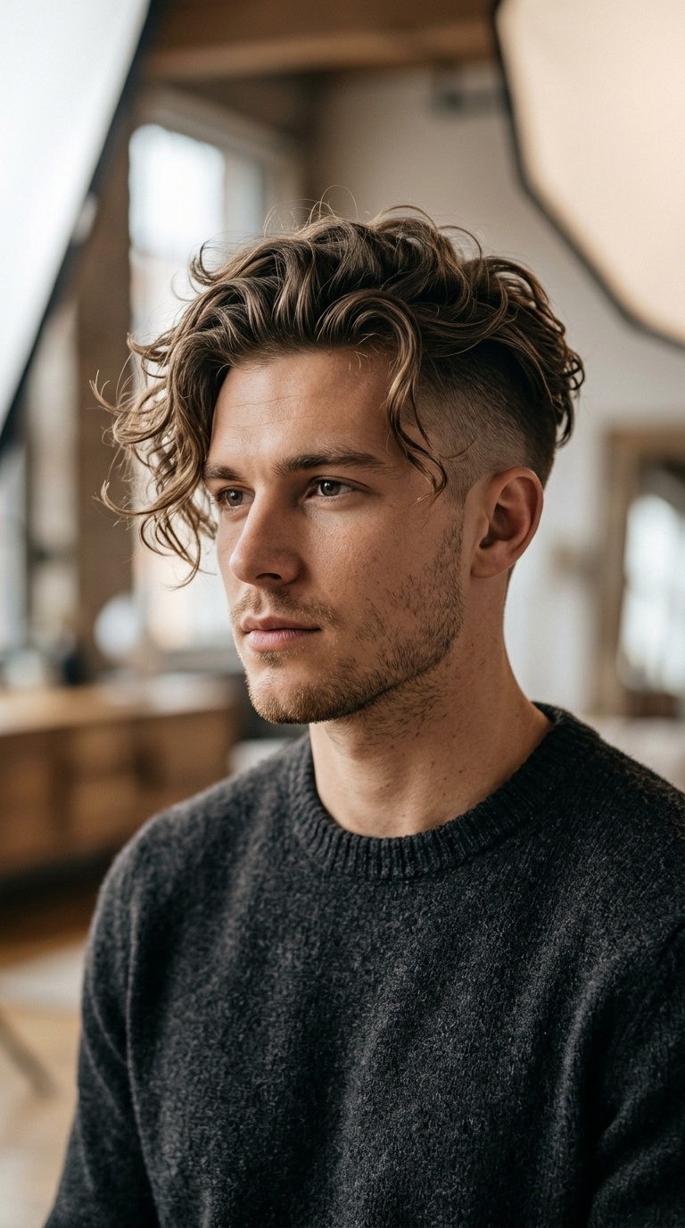 Layered Undercut with Wavy Length