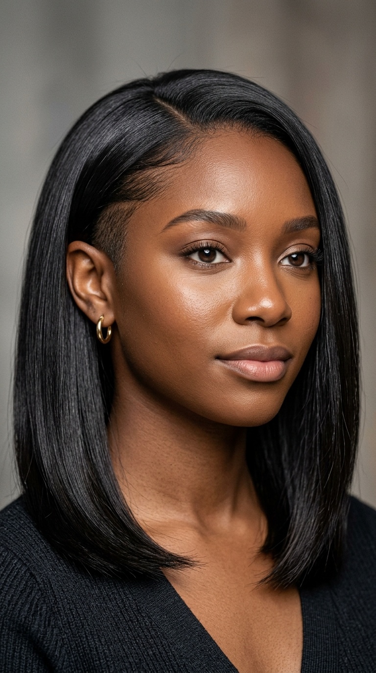 Long Bob (Lob) with Soft Undercut