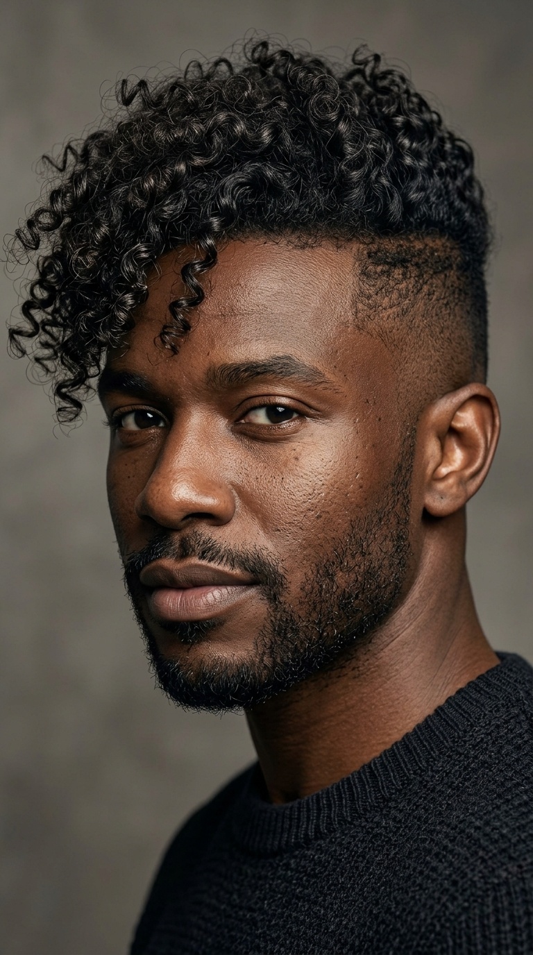 Long Curls with Undercut