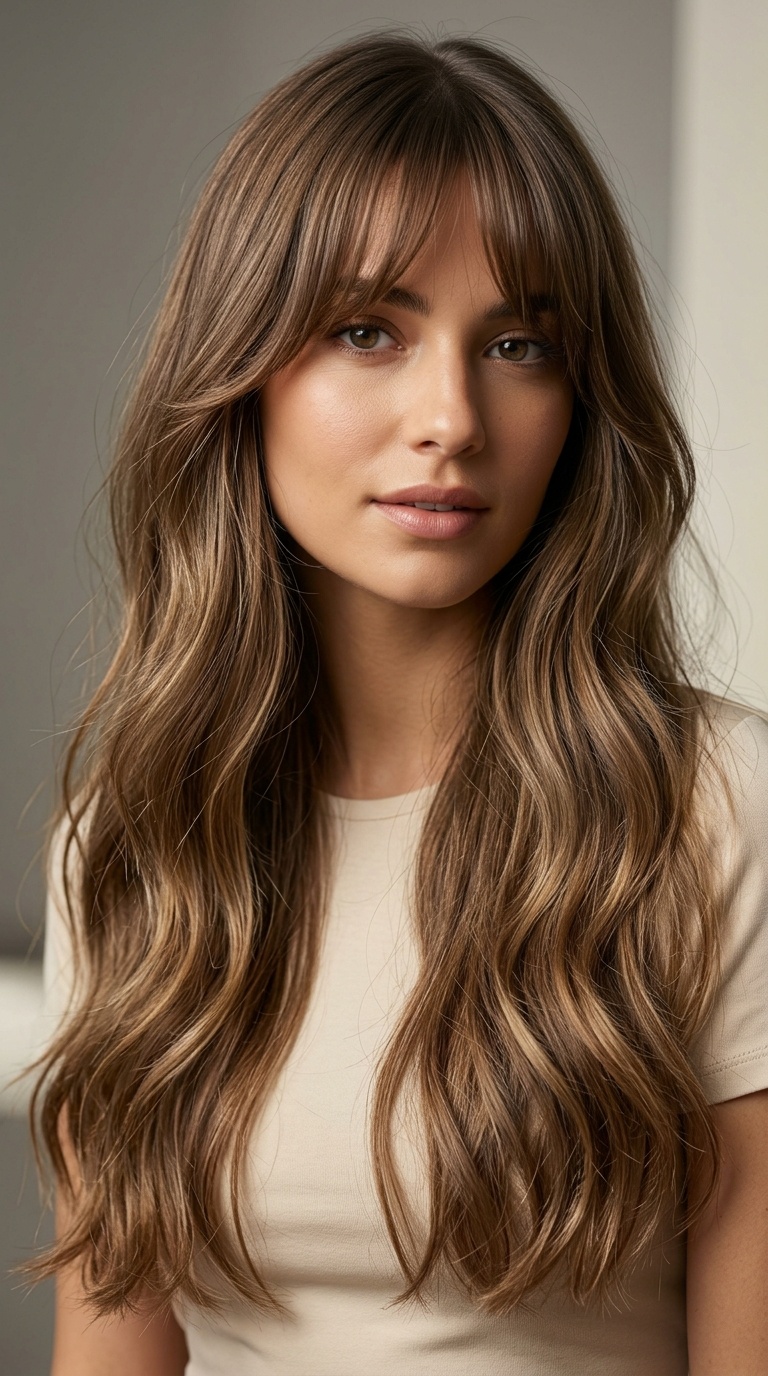 Long Curtain Bangs