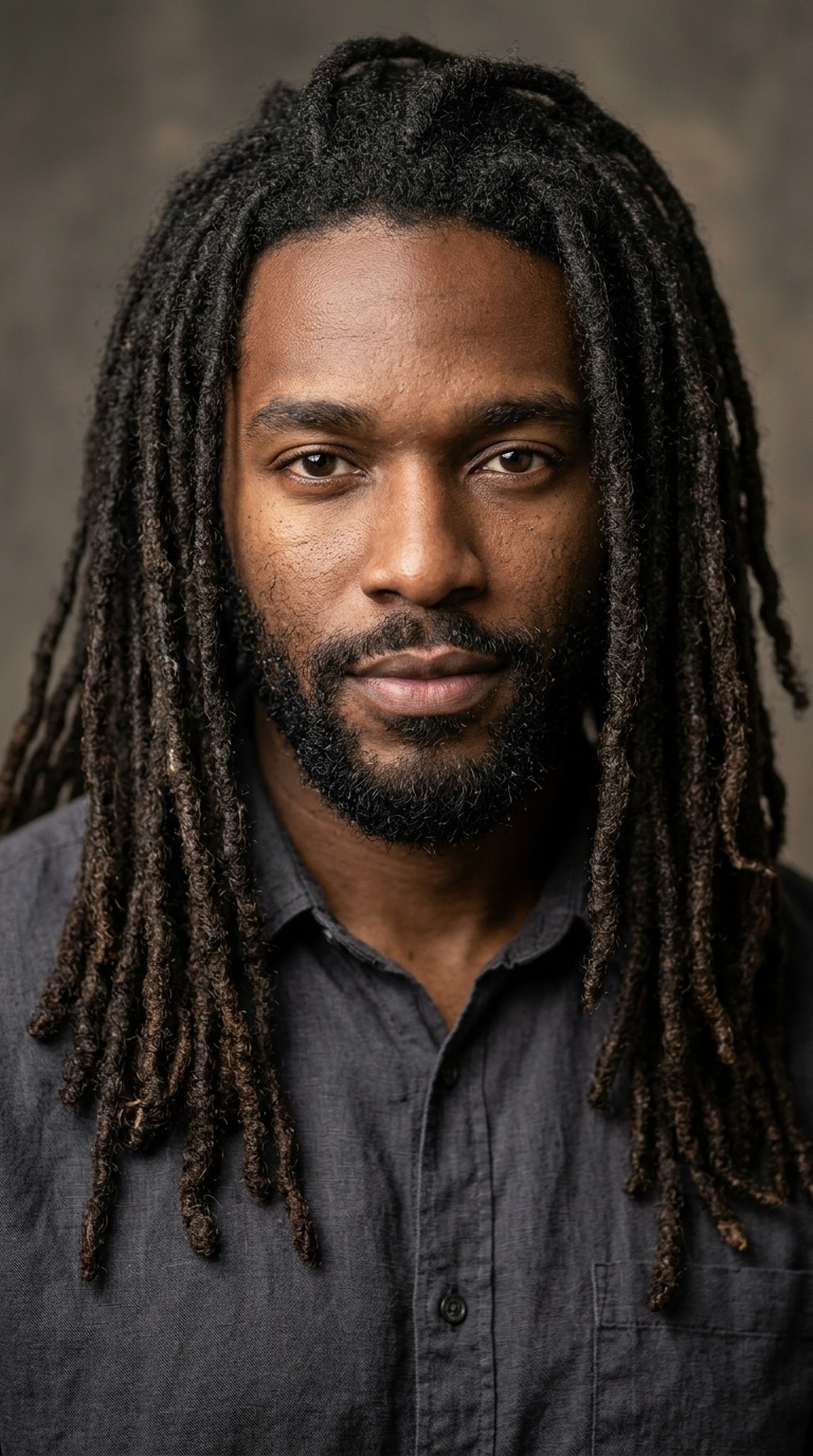 Long Dreadlocks or Braids