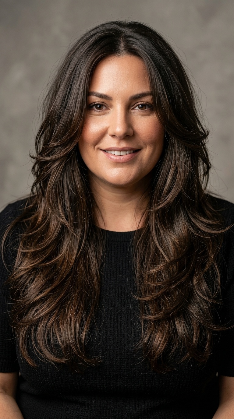 Long Hair with Root-to-Tip Layers