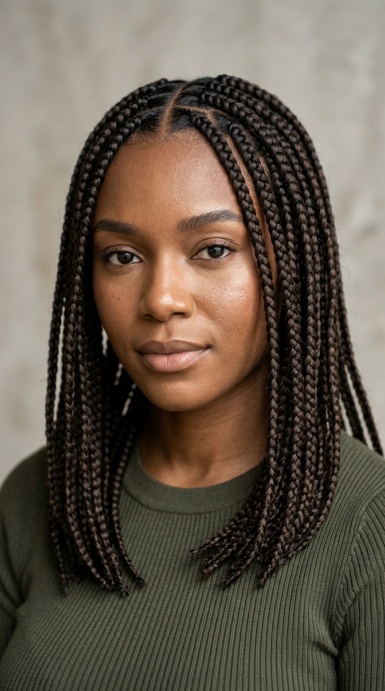 Long Knotless Braids