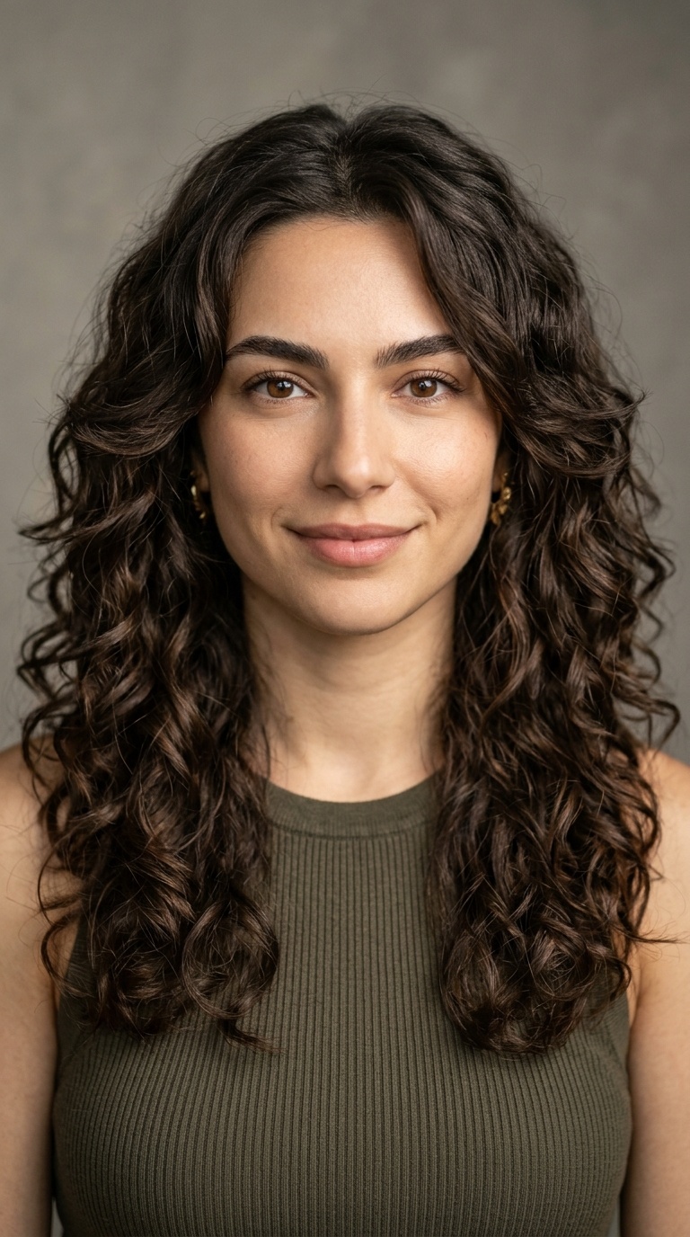 Long Layers with Face Framing