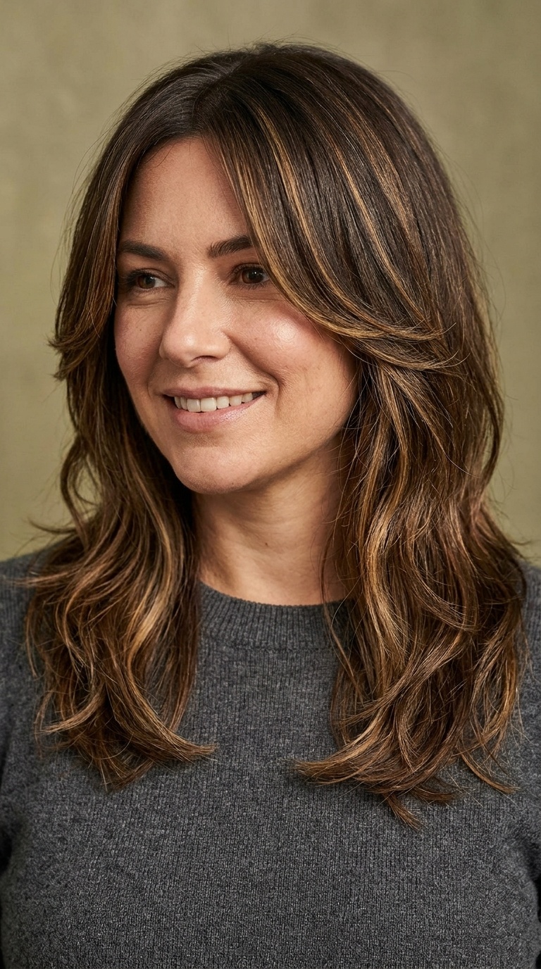 Long Layers with Face-Framing Pieces