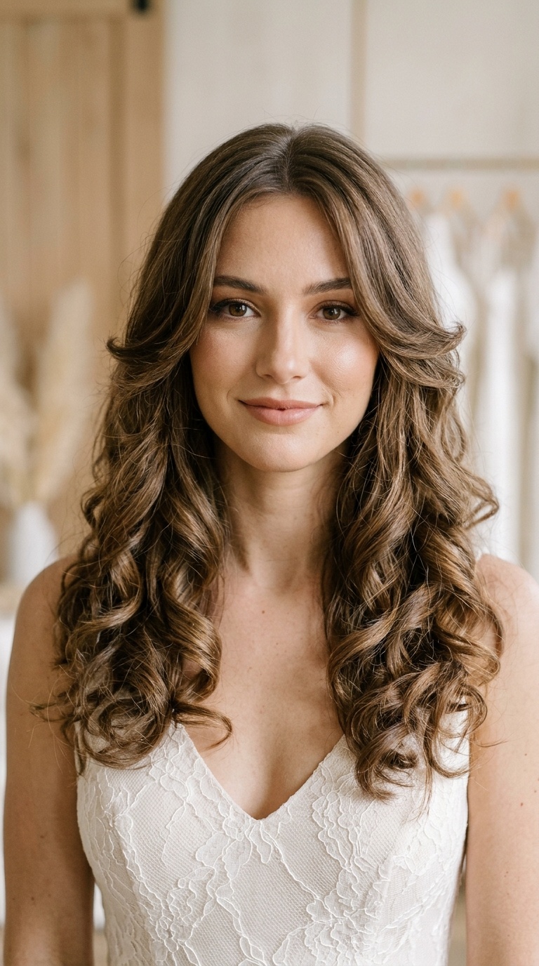 Long Layers with Soft Curls