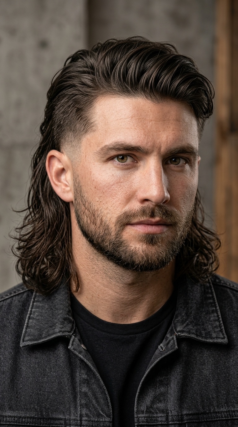 Long-Tail Mullet with Low Skin Taper