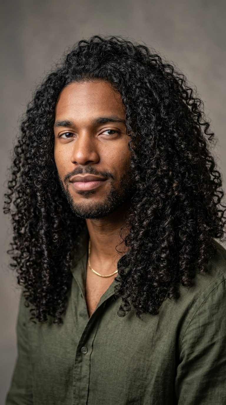 Long Textured Curls