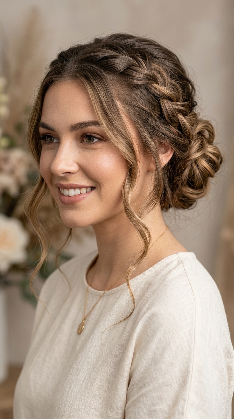 Loose Bohemian Updo
