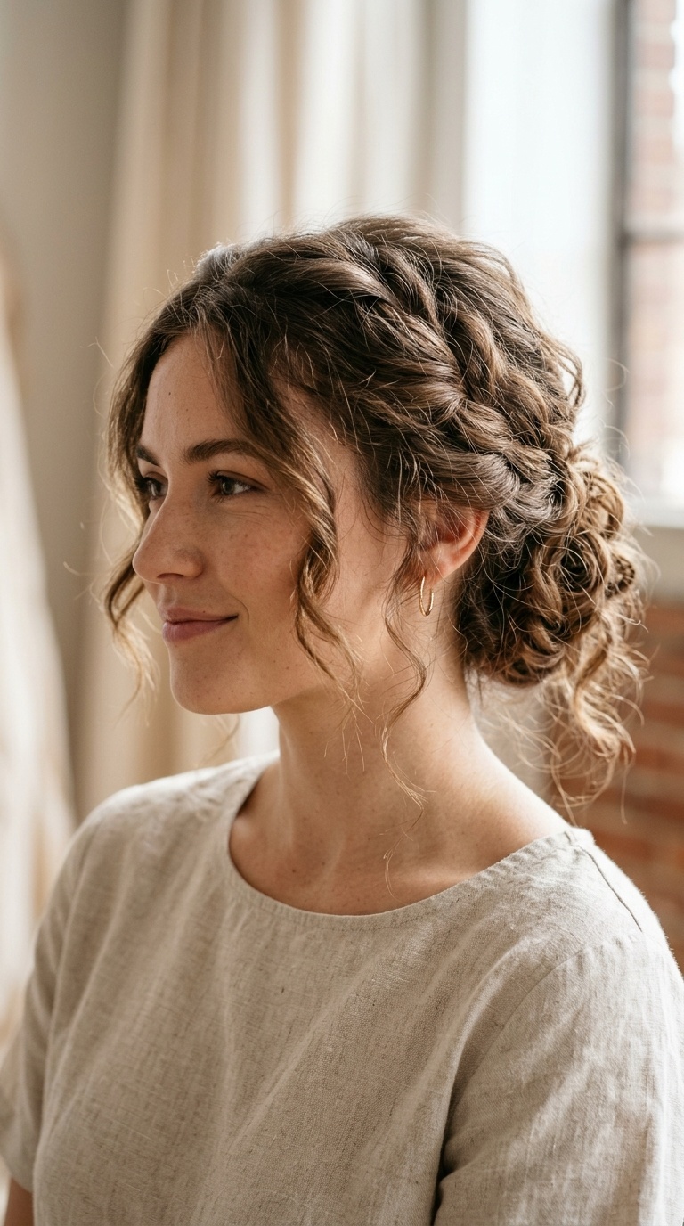 Loose Boho Updo