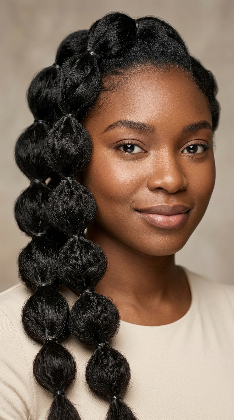 Loose Bubble Braids