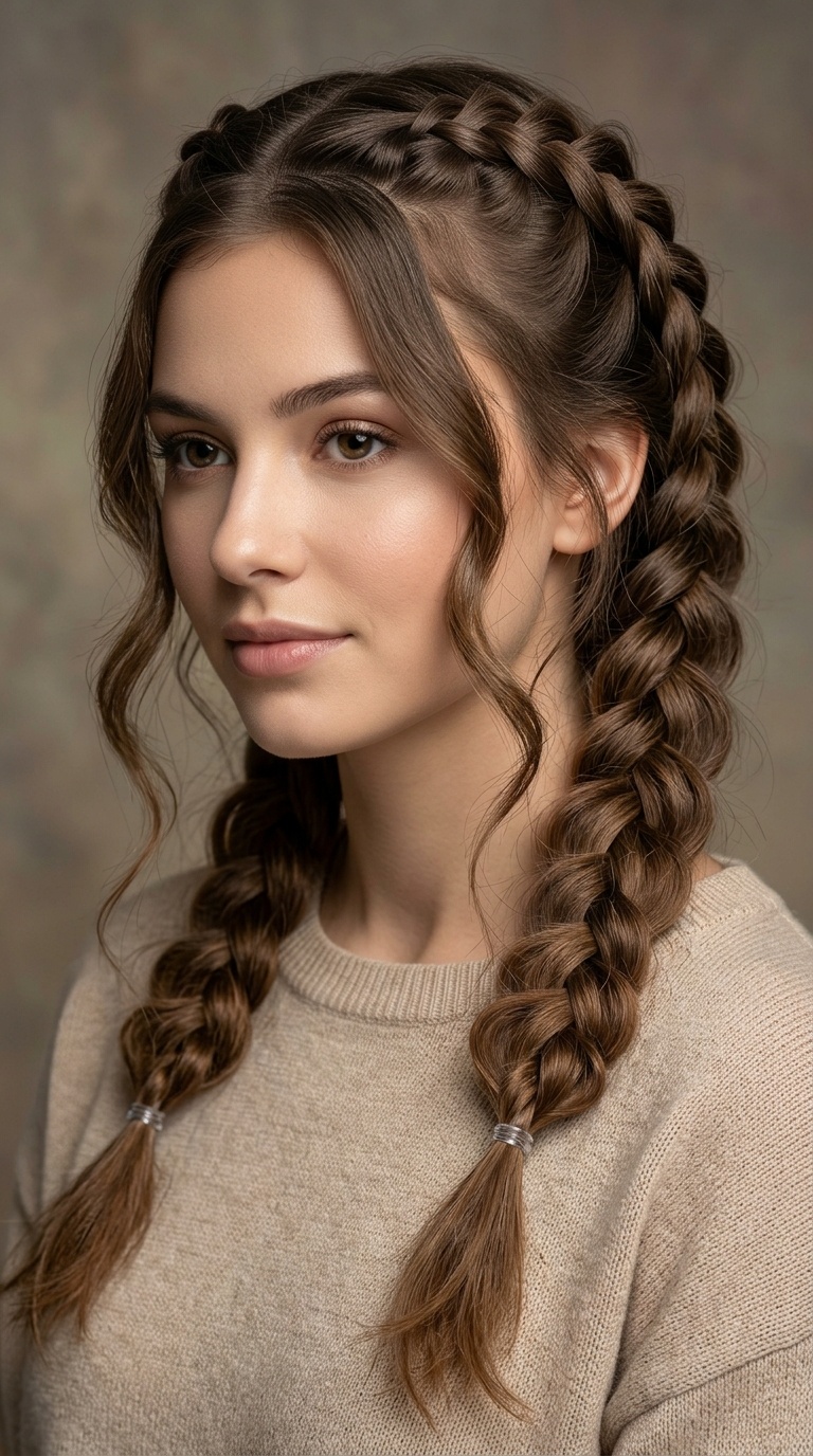 Loose Dutch Braids