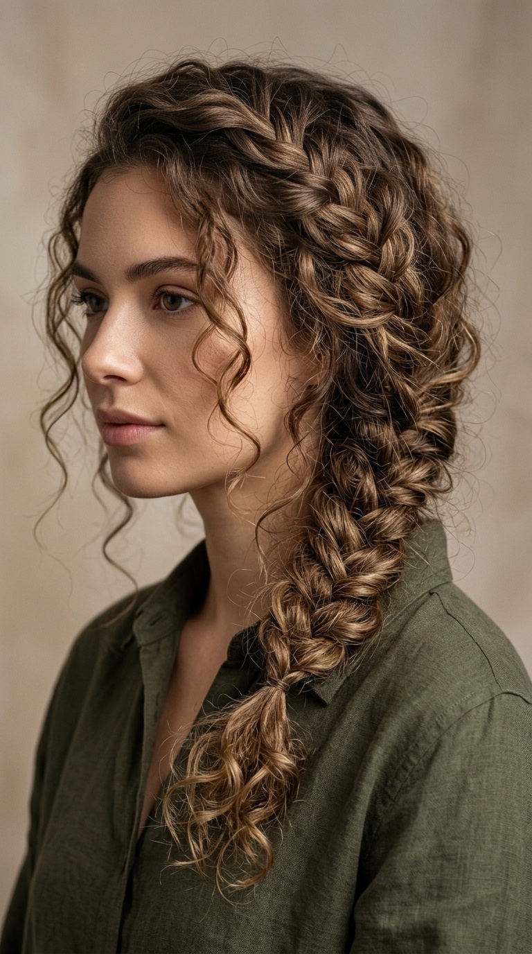 Loose Fishbone Braid